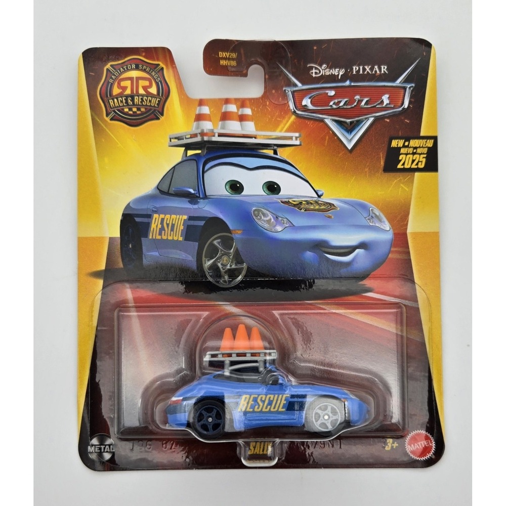 2025 Disney Pixar Cars Race & Rescue Sally Porsche Diecast Car New